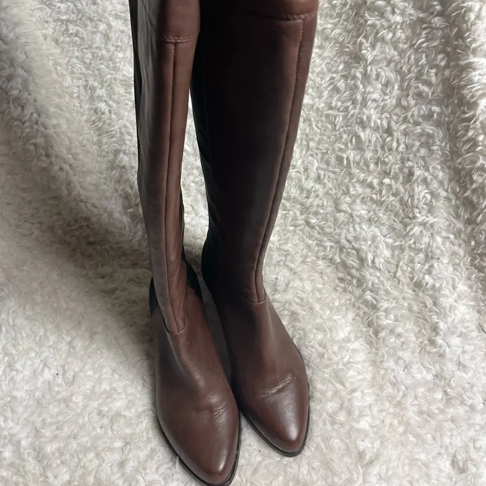 BCBGMaxAzria brown leather